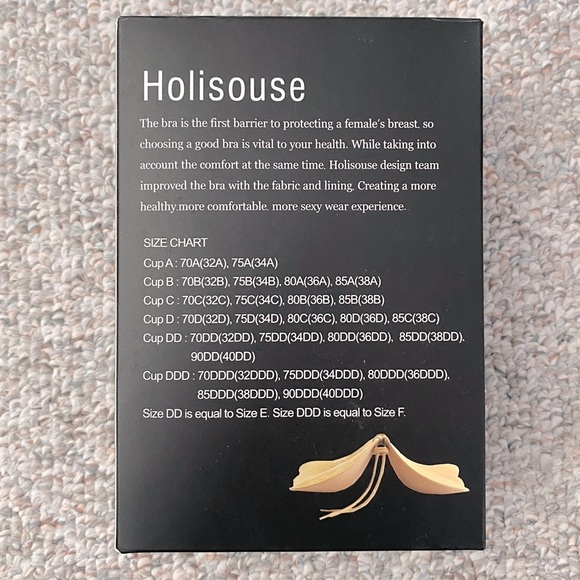 🌟3/$30🌟 Holisouse Sticky Push Up Bra (36C) - Picture 3 of 6